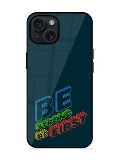 Be Strong First Glossy Metal TPU Case