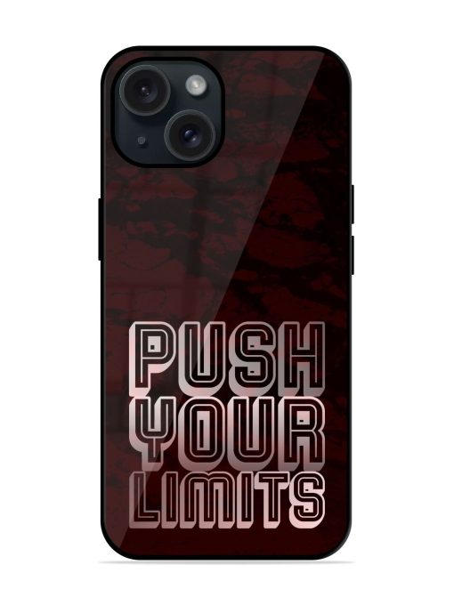 Push Your Limits Glossy Metal TPU Case