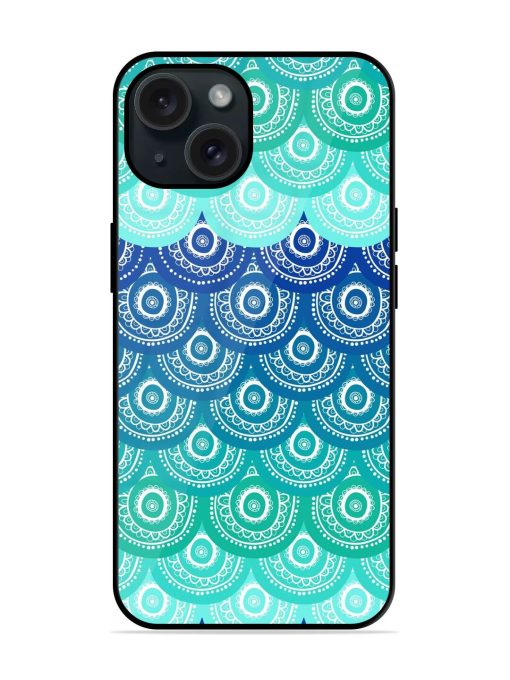 Ethnic Seamless Pattern Glossy Metal TPU Case