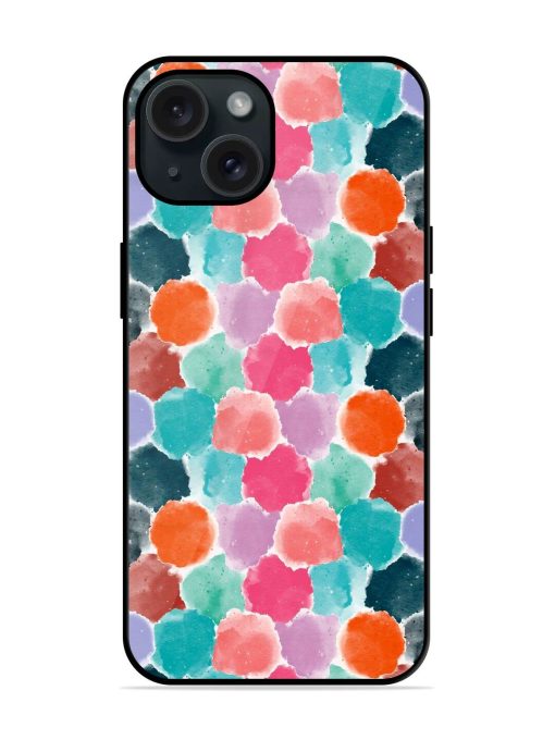 Colorful Seamless Pattern Glossy Metal TPU Case