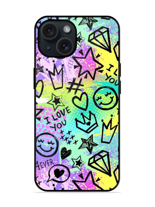 Bright Seamless Pattern Glossy Metal TPU Case