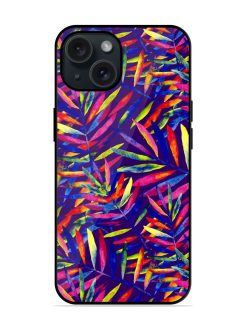 Watercolor Seamless Pattern Glossy Metal TPU Case