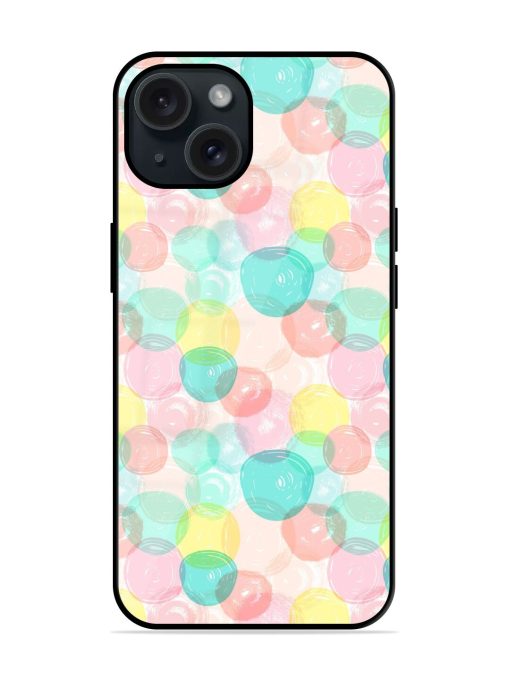 Colorful Bubbles Seamless Glossy Metal TPU Case