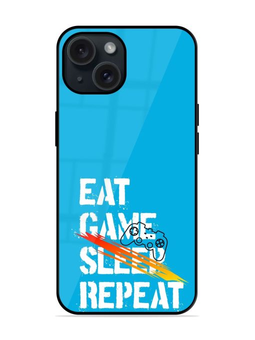 Eat Game Sleep Glossy Metal TPU Case