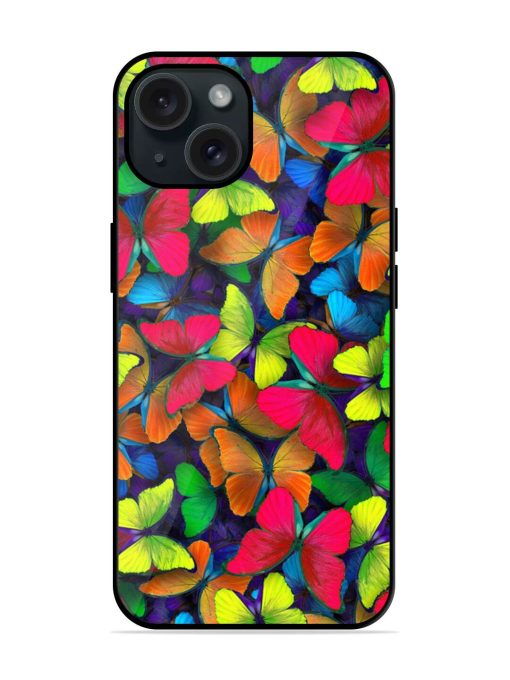 Colors Rainbow Pattern Glossy Metal TPU Case