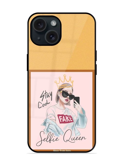 Selfie Slogan Girl Glossy Metal TPU Case