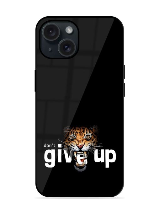 Don'T Give Slogan Glossy Metal TPU Case