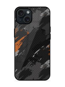 Abstract Geometric Seamless Glossy Metal TPU Case