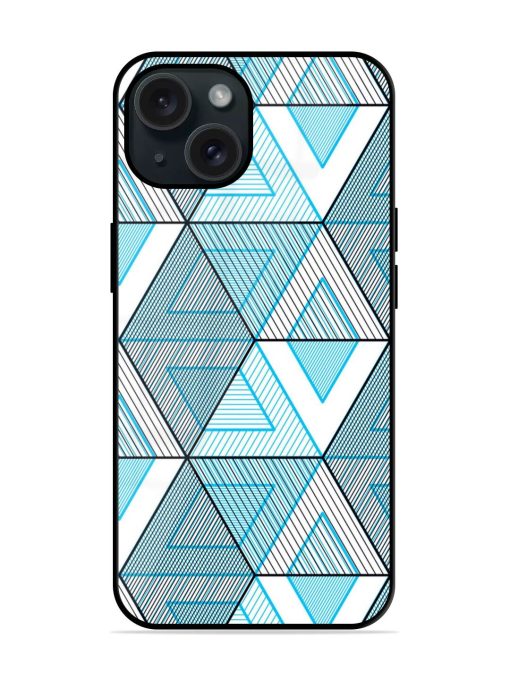 Geometric Cubes Abstract Glossy Metal TPU Case