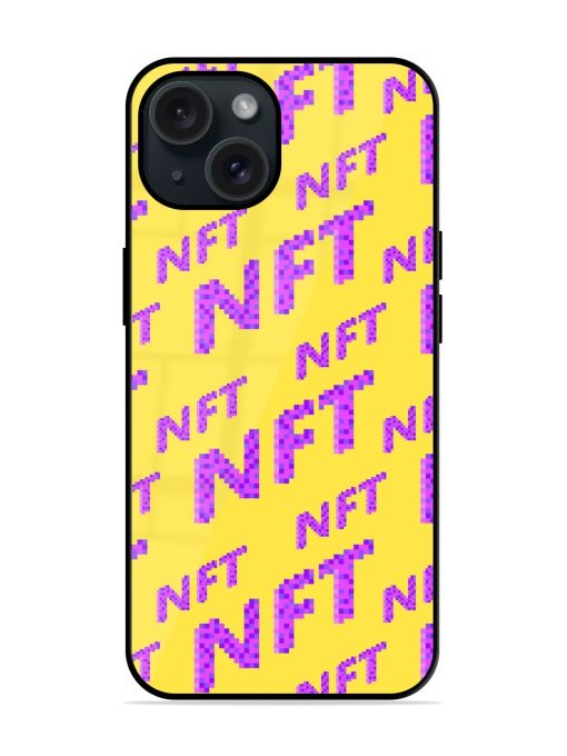 Nft Token Pixel Glossy Metal TPU Case