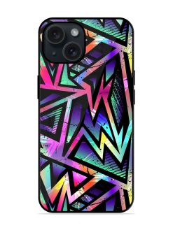 Abstract Seamless Grunge Glossy Metal TPU Case