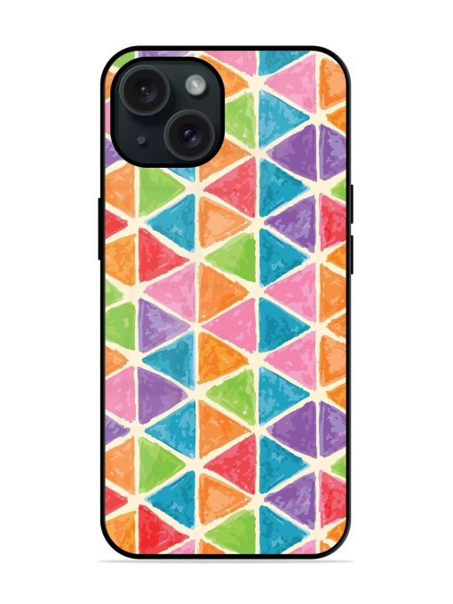 Seamless Colorful Isometric Glossy Metal TPU Case