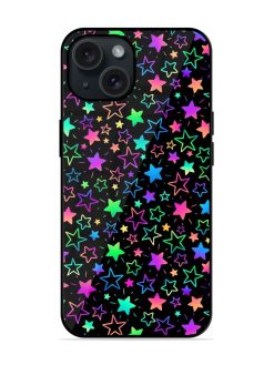Seamless Background Bright Glossy Metal TPU Case