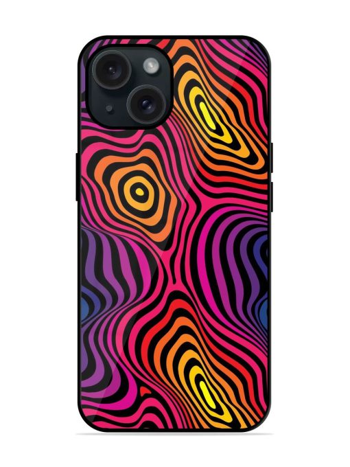 Colorful Fluid Curved Glossy Metal TPU Case