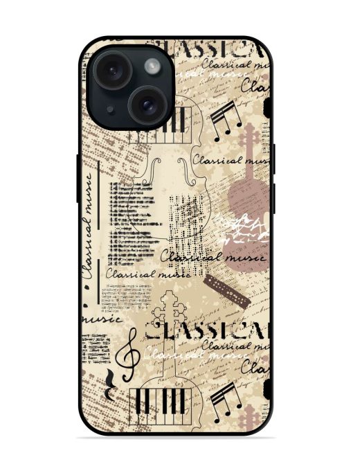 Classical Music Lpattern Glossy Metal TPU Case