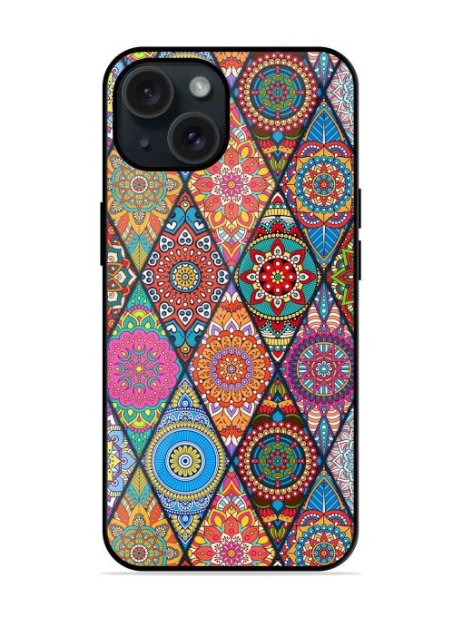 Seamless Tile Pattern Glossy Metal TPU Case