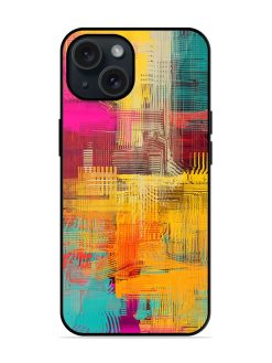 Abstract Background Texture Glossy Metal TPU Case