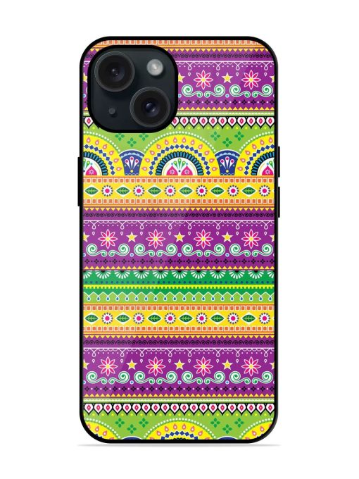 Jingle Trucks Pattern Glossy Metal TPU Case