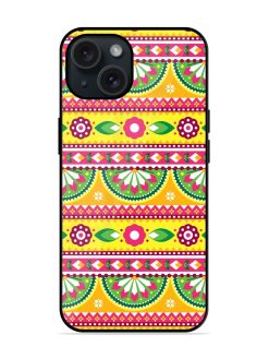 Vector Floral Truck Glossy Metal TPU Case