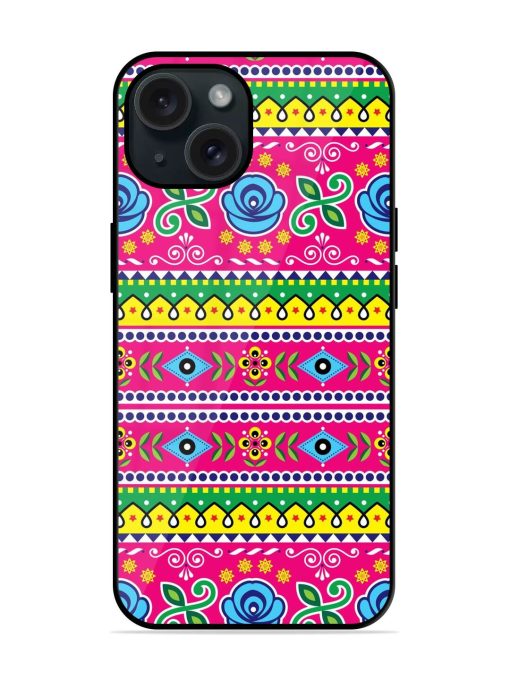 Indian Traditional Handprint Glossy Metal TPU Case