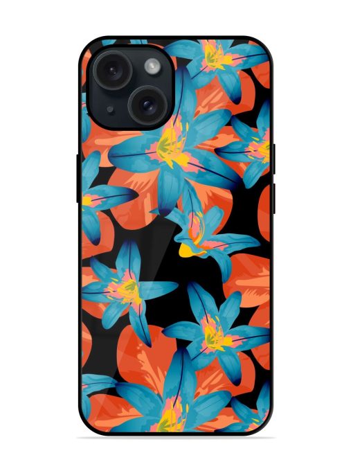 Philippine Flowers Seamless Glossy Metal TPU Case