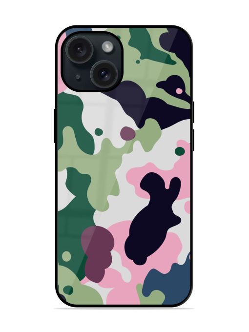 Seamless Funky Camouflage Glossy Metal TPU Case