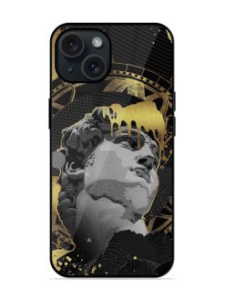 Roman Face Glossy Metal TPU Case