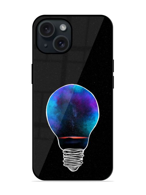 Galaxy Bulb Art Glossy Metal TPU Case