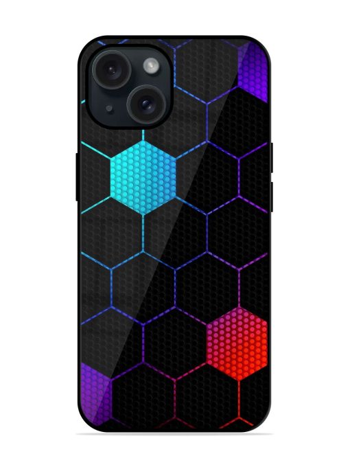 Neon Web Art Glossy Metal TPU Case