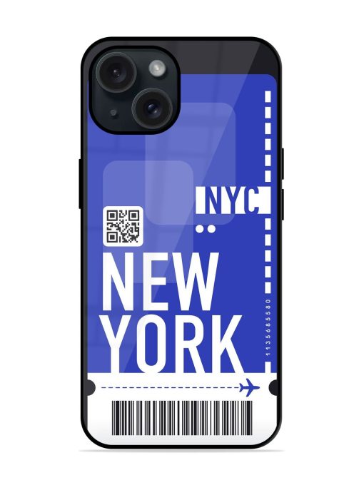 Nyc Ticket Glossy Metal TPU Case