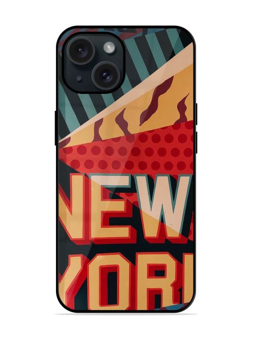 New York Glossy Metal TPU Case