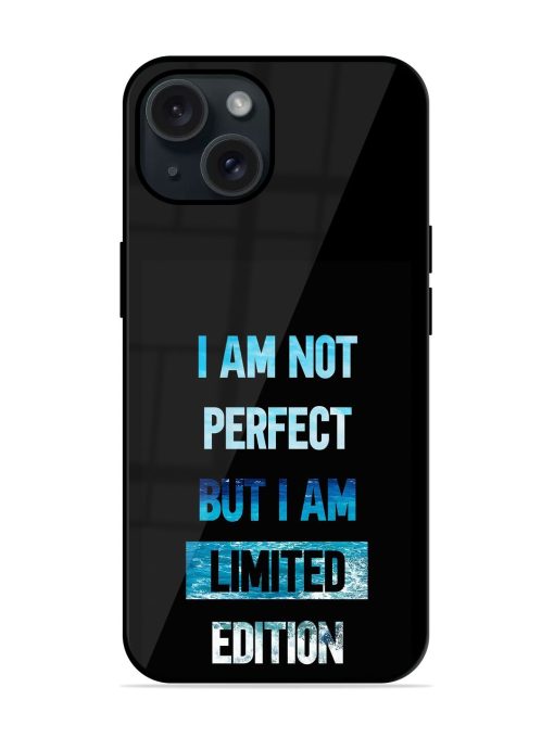 Limited Edition Quote Glossy Metal TPU Case