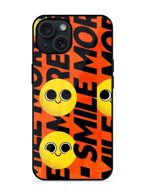 Smile More Design Glossy Metal TPU Case