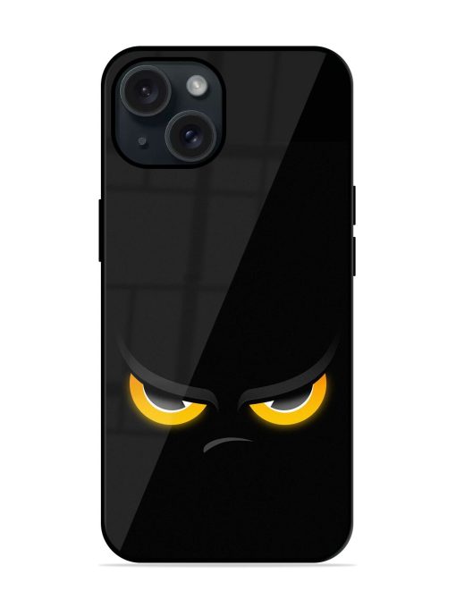 Scary Yellow Eye Glossy Metal TPU Case