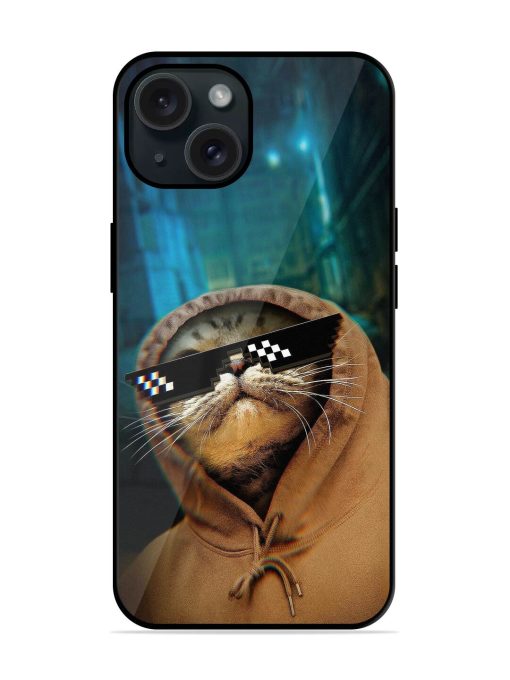 Thug Life Cat Glossy Metal TPU Case