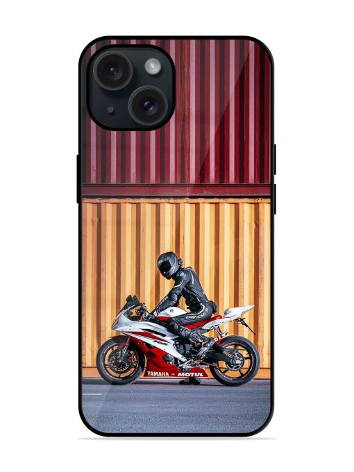 Bike Rider Glossy Metal TPU Case