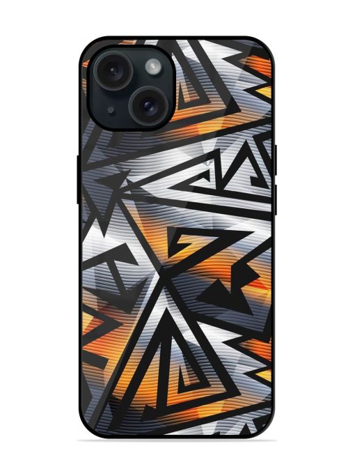 Abstract Metal Effect Glossy Metal TPU Case Edge Zapvi