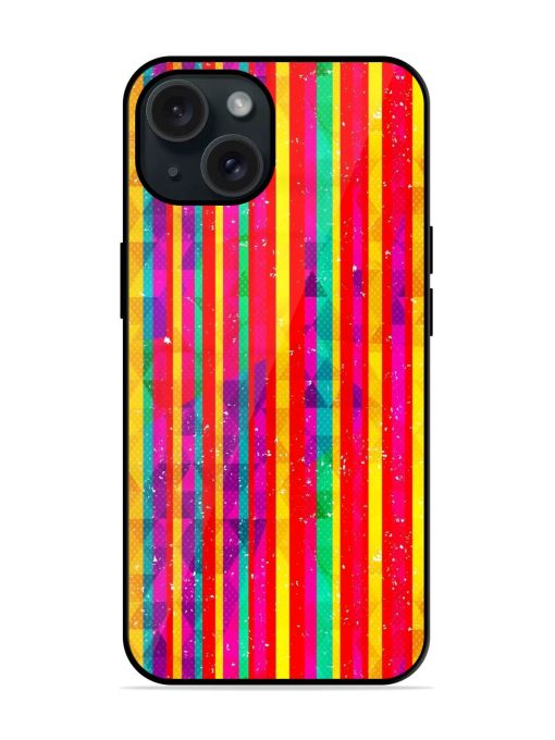 Bright Triangle Seamless Glossy Metal TPU Case