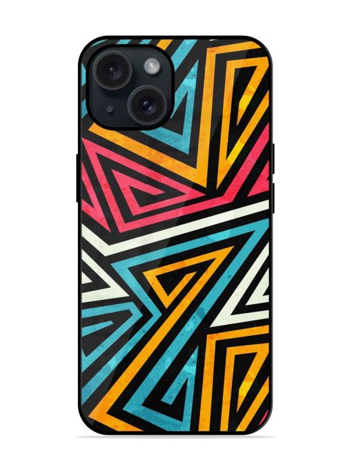 Colored Labyrinth Seamless Glossy Metal TPU Case