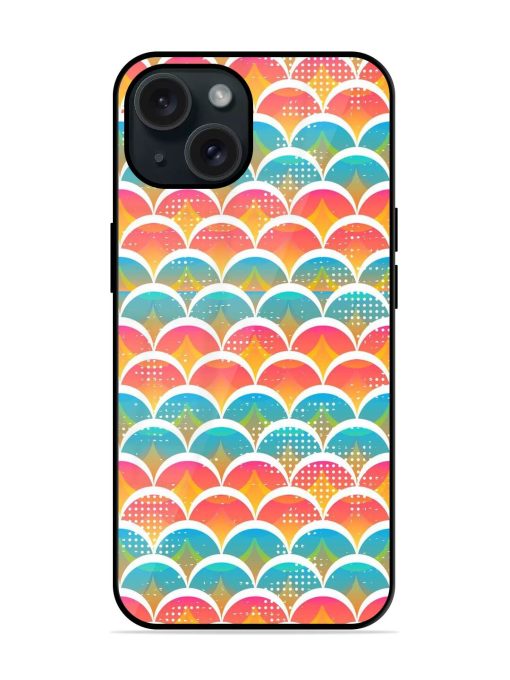 Funny Circle Seamless Glossy Metal TPU Case