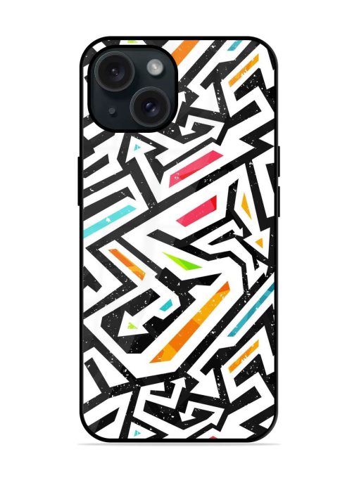 Graffiti Seamless Pattern Glossy Metal TPU Case