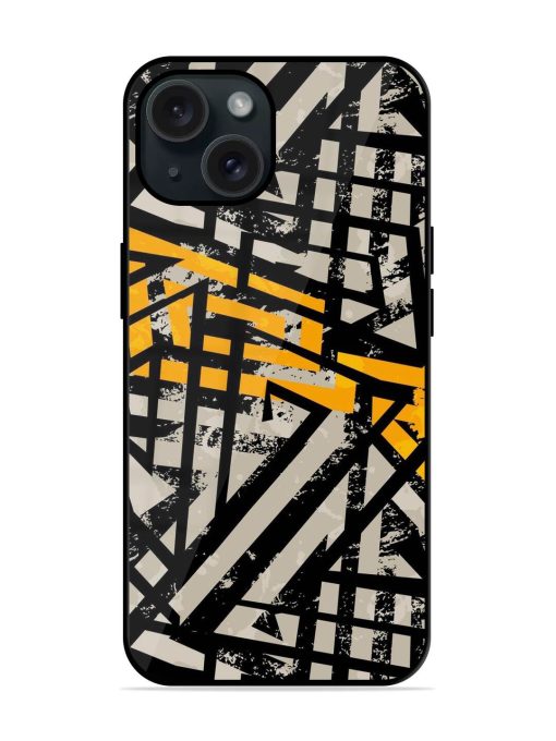 Urban Geometric Seamless Glossy Metal TPU Case