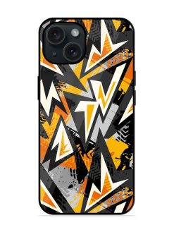 Abstract Seamless Chaotic Glossy Metal TPU Case