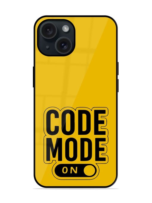 Code Mode On Glossy Metal TPU Case