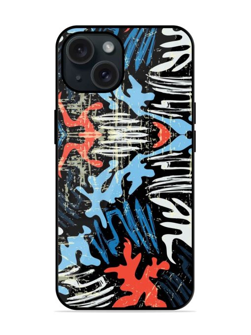 Color Abstract Seamless Glossy Metal TPU Case