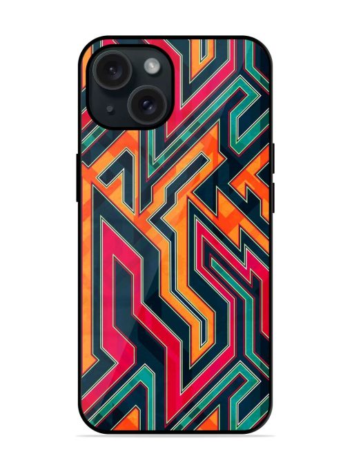 Fantastic Maze Seamless Glossy Metal TPU Case