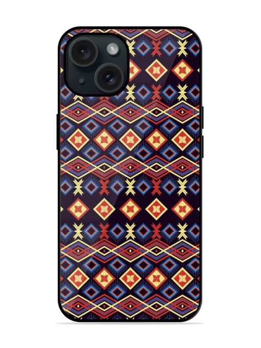 Geometric Mosaic Train Glossy Metal TPU Case