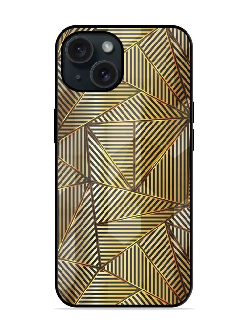 Gold Triangle Vector Glossy Metal TPU Case