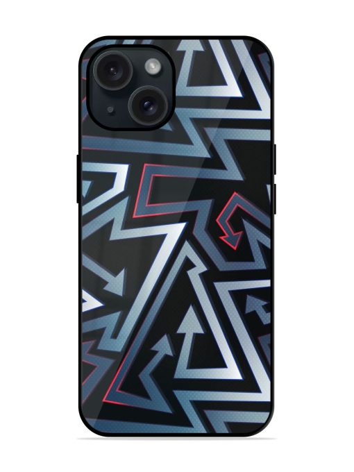 Graffiti Arrow Seamless Glossy Metal TPU Case