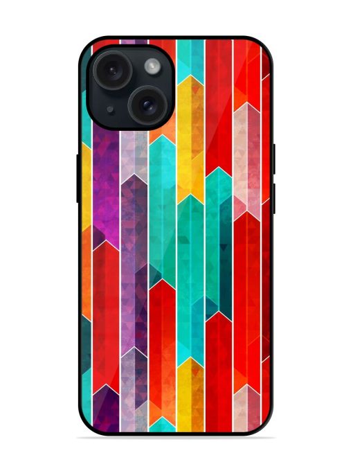 Graffiti Geometric Seamless Glossy Metal TPU Case